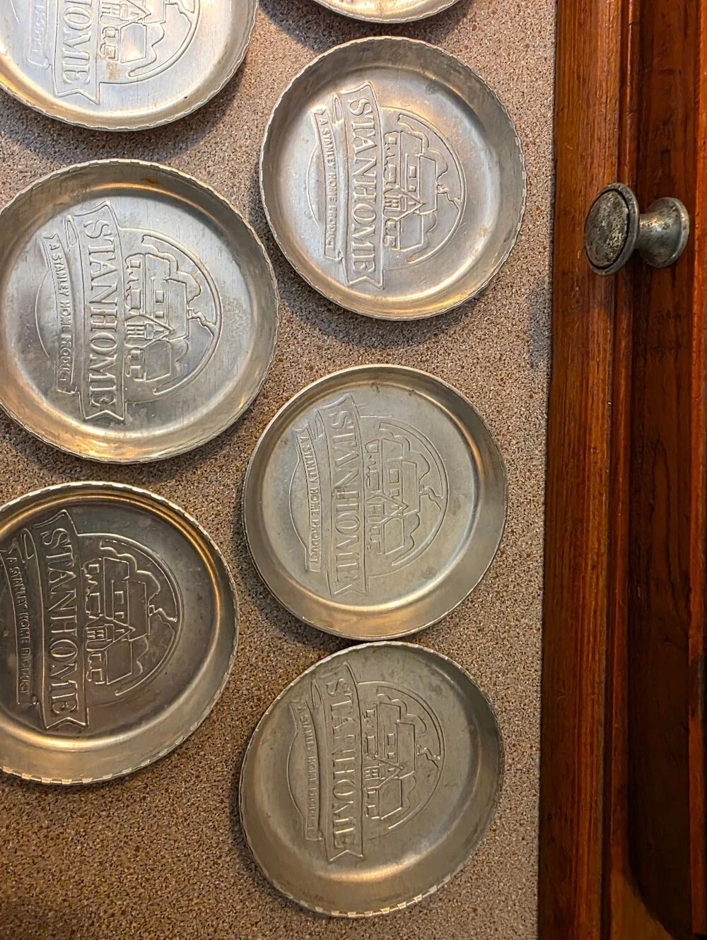 Set Of StanHome Coasters Country Vintage